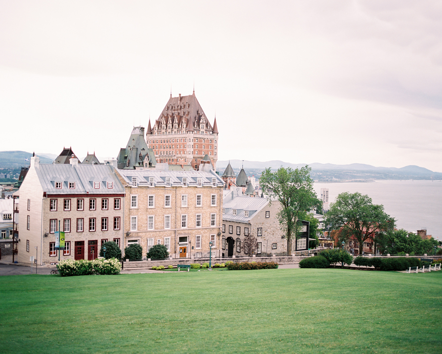 Green Grass at Chateau Frontenac in Quebec City