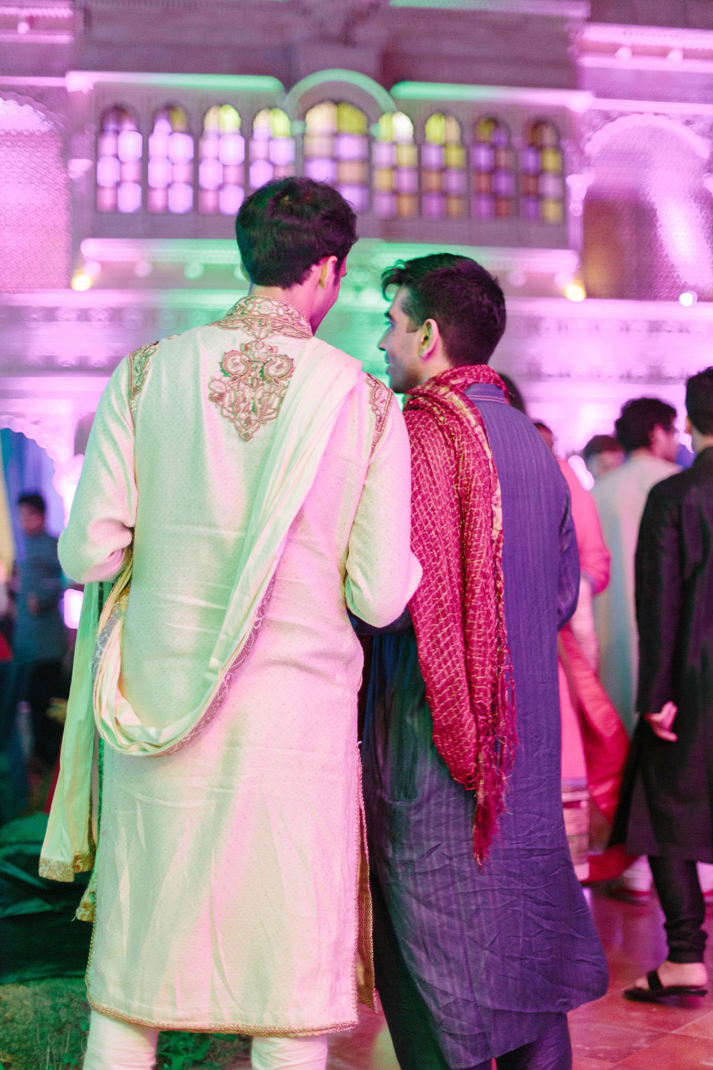 Groom and Friend at Suryagarh Palace in India