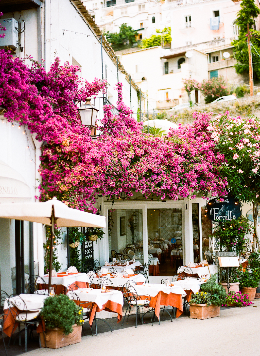 Outdoor Dining in Positano Italy