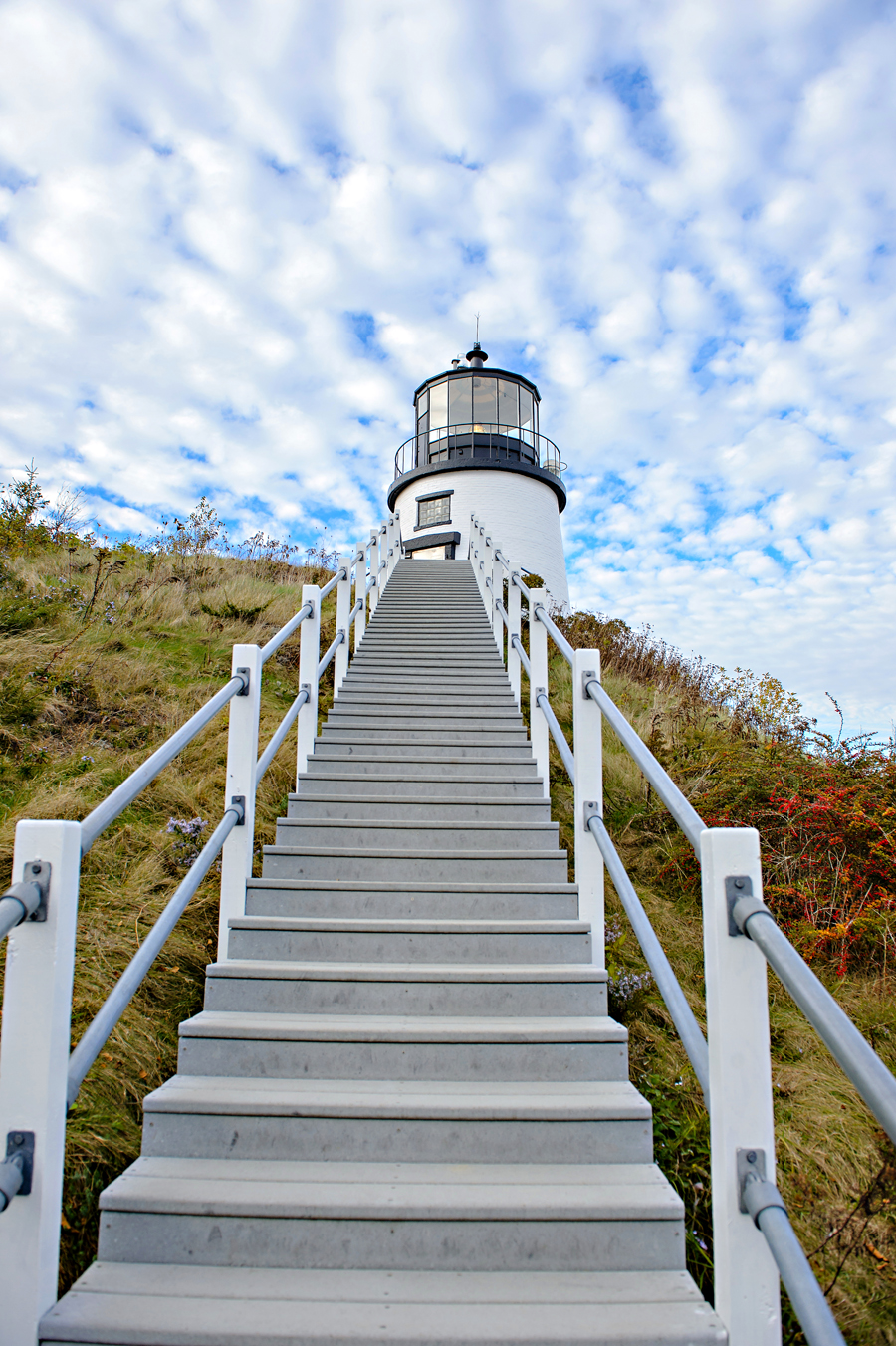 Stairs to Owls Head Lighthouse