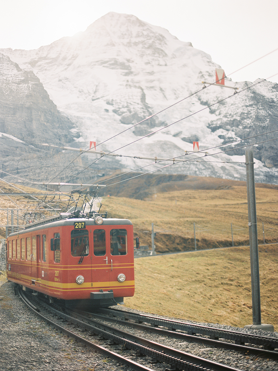 Train to Jungfrau Peak in Lauterbrunnen Switzerland