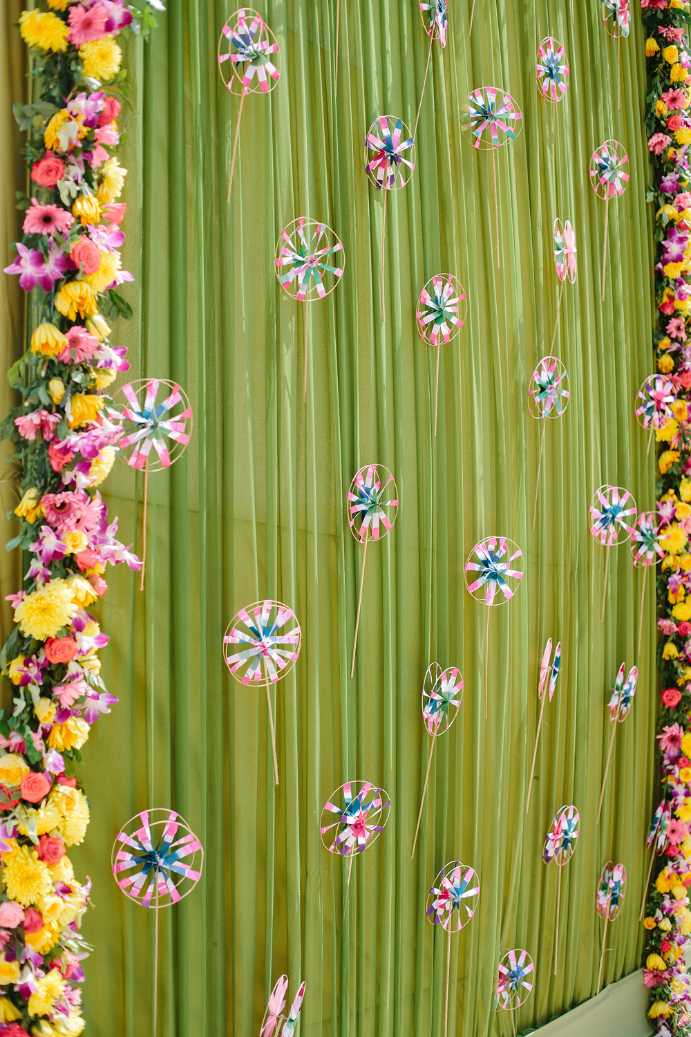 Wall Flower Installation at Suryagarh Palace in India