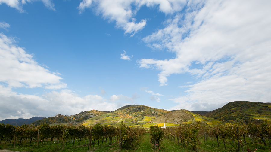 Blue Skies at FX Pichler in Durnstein Austria Blue Skies at FX Pichler in Durnstein Austria