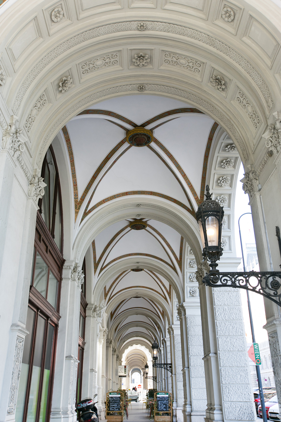 Intricate Corridor in Vienna Austria Intricate Corridor in Vienna Austria