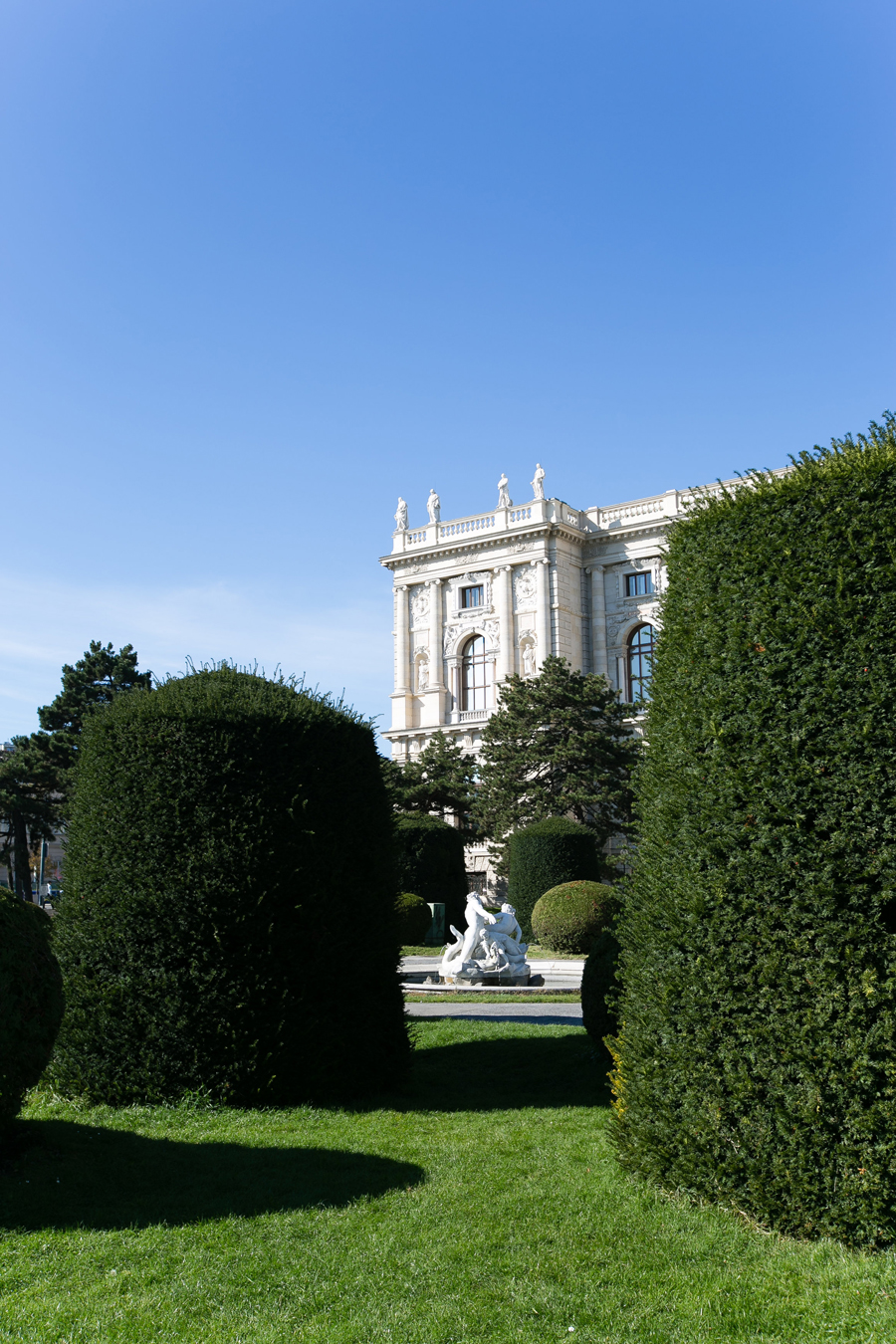 Landscaped Gardens in Vienna Austria