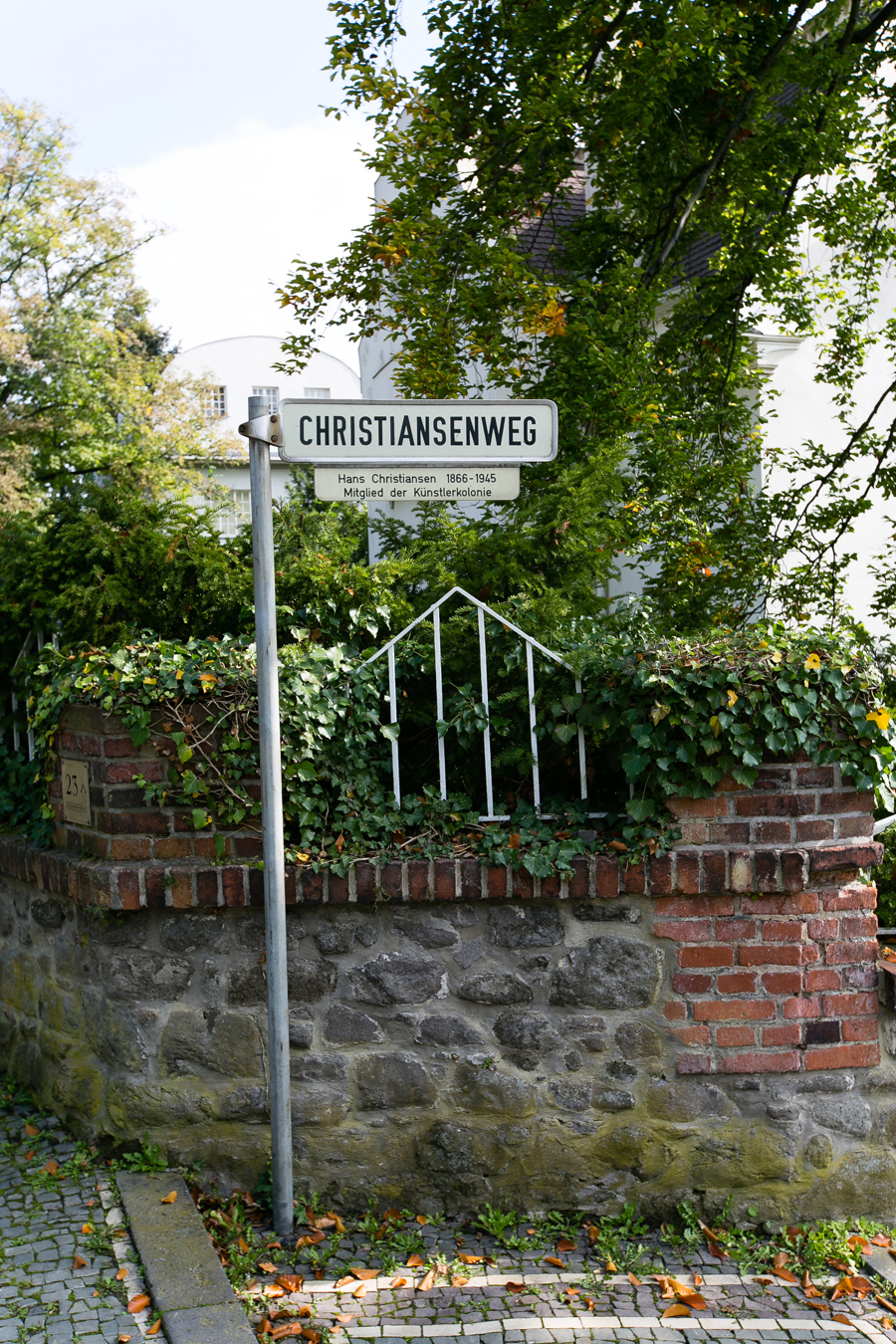 Street Sign in Darmstadt Germany