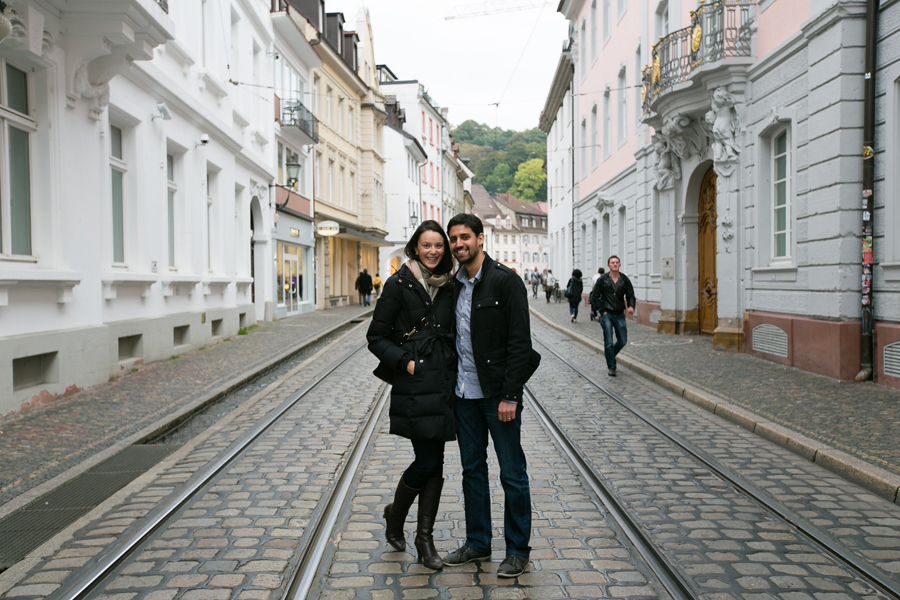 Tourists in Freiburg Germany