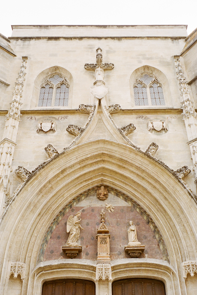 Detail at Saint Agricola Church in Avignon France