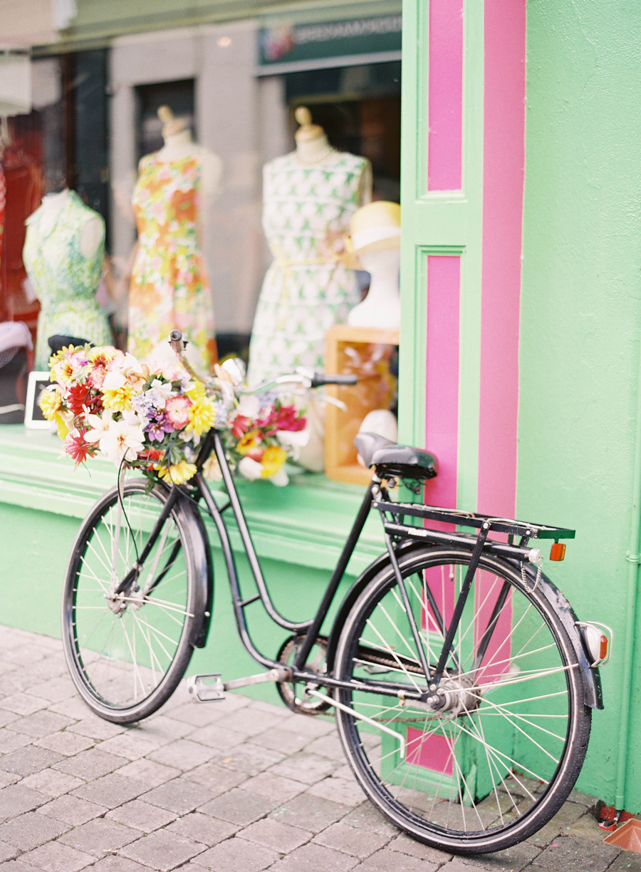 Flower Adorned Bicycle in Ireland