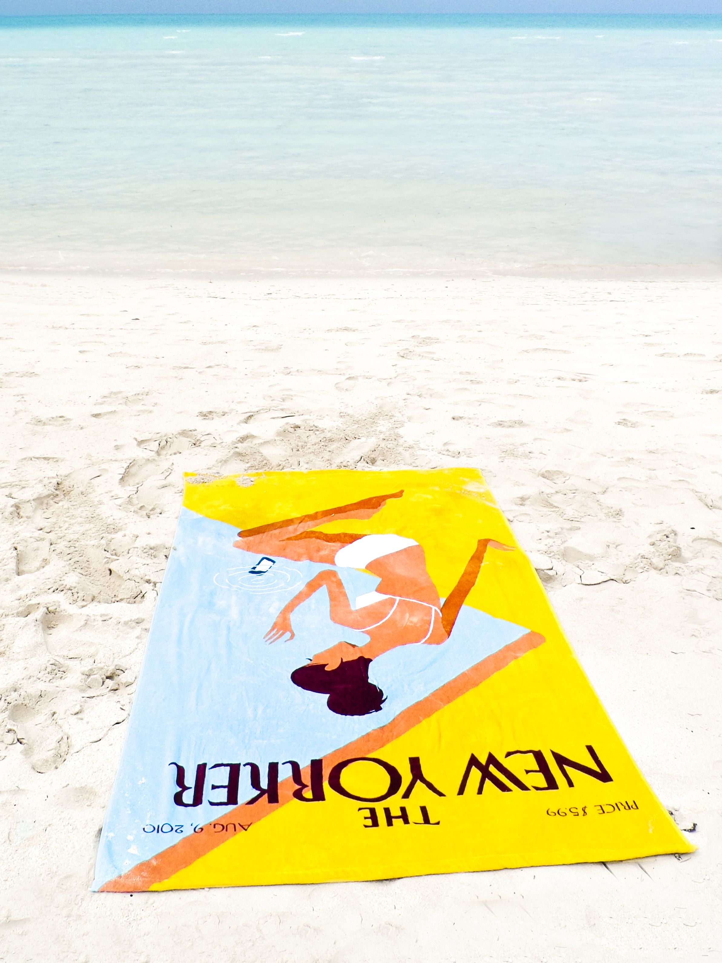 New Yorker Beach Towel in Providenciales Turks and Caicos