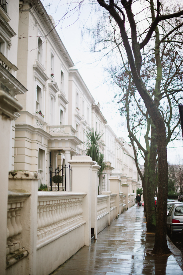 Rainy Streets in London England