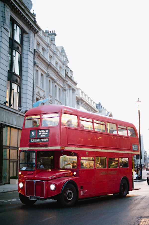 Red Double Decker Bus in London England