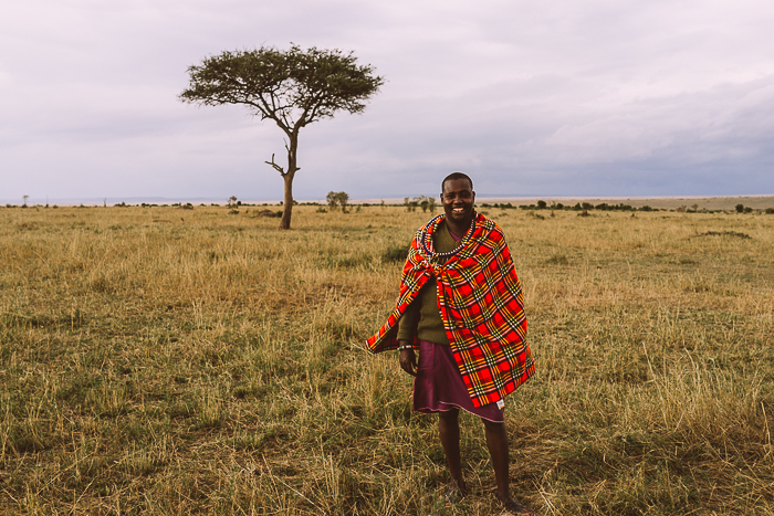 Safari Guide at the Masai Mara Game Reserve in Kenya