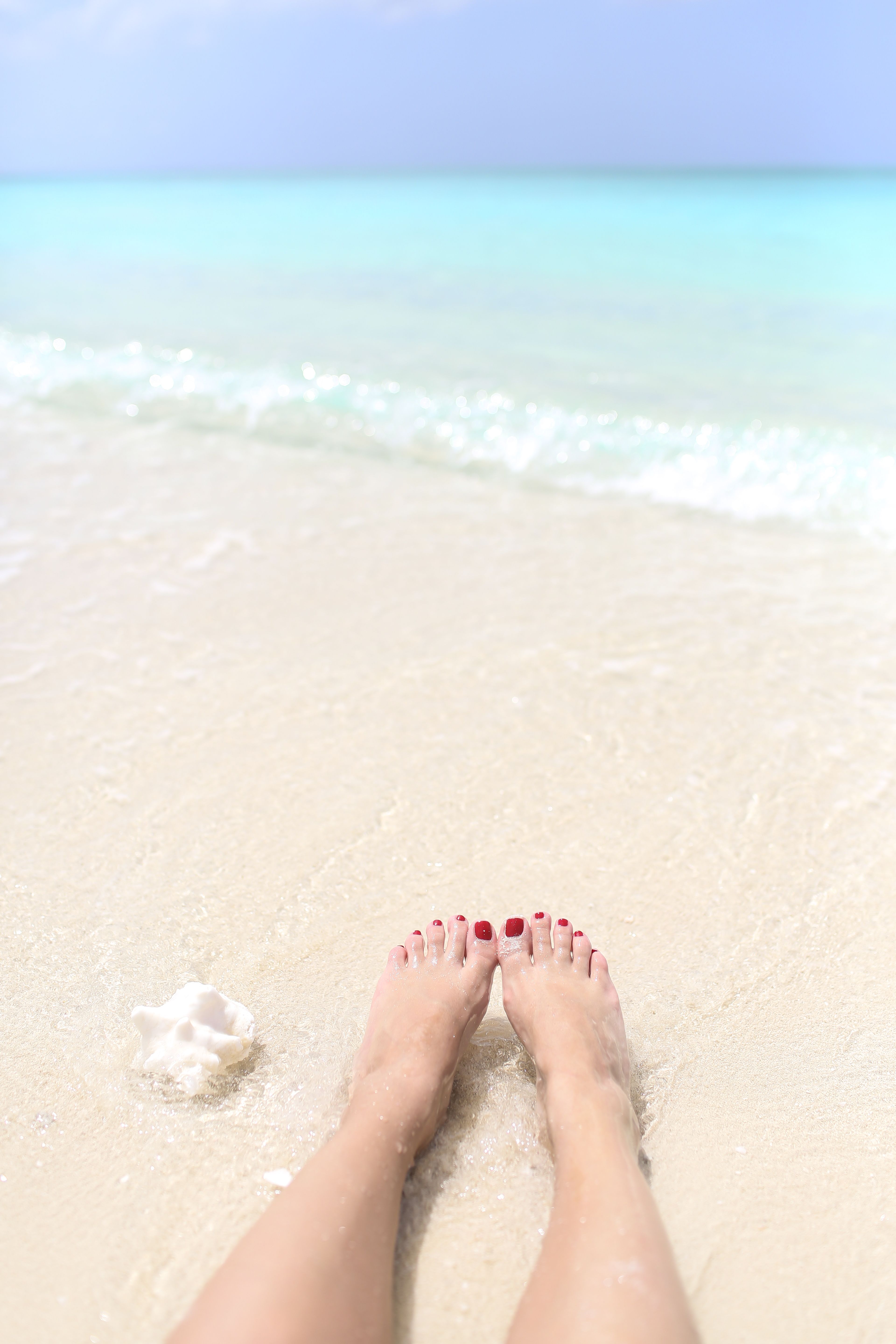Sandy Feet in Turks and Caicos