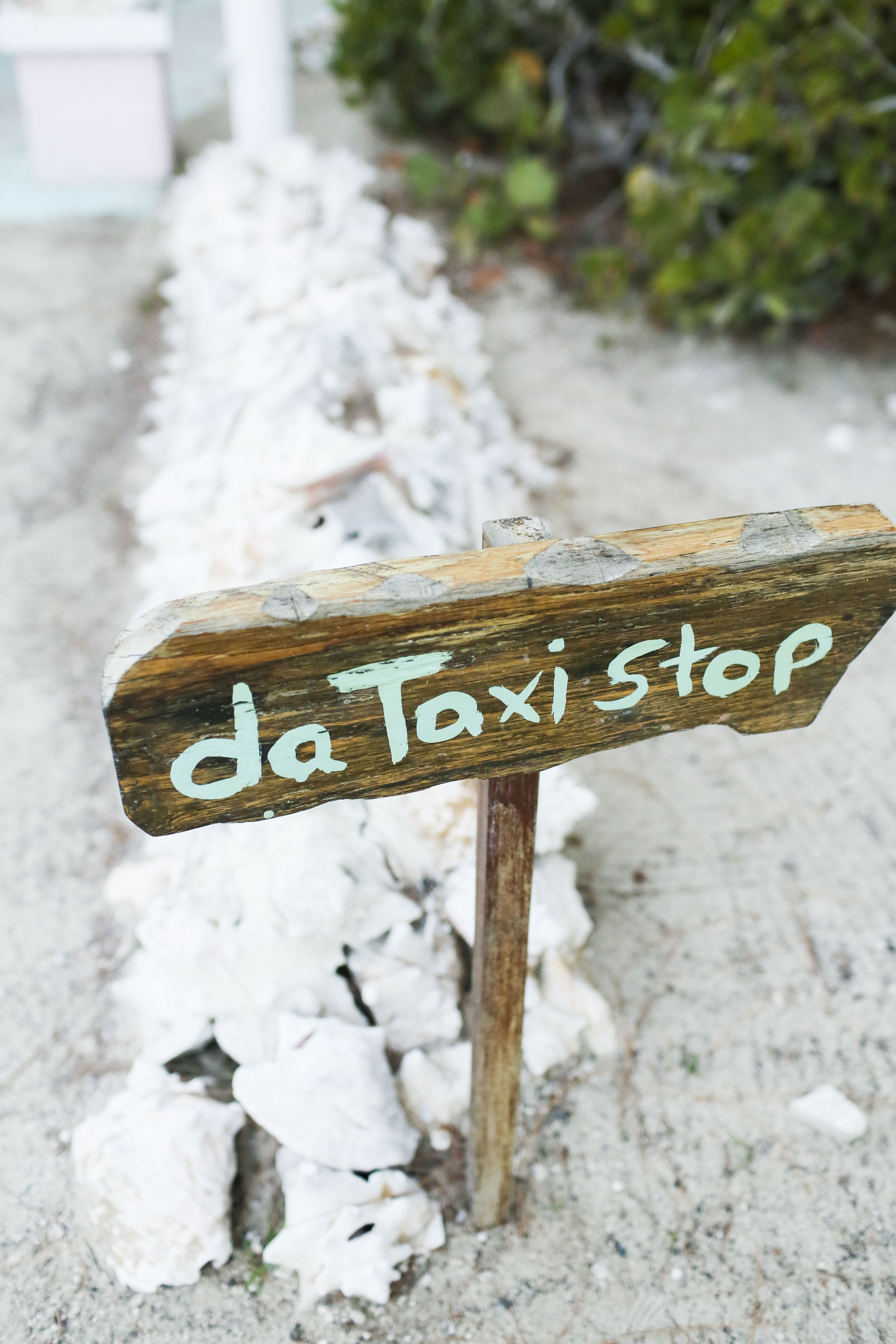 Taxi Stop at Conch Shack in Providenciales