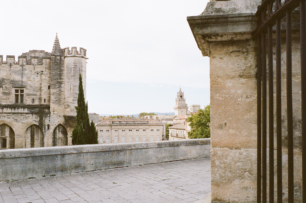 View from the Saint Agricola Church in Avignon France