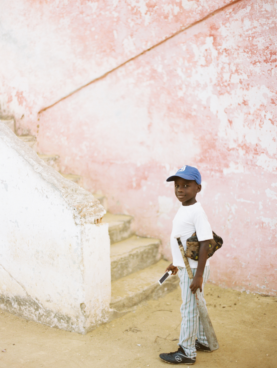 Young Baseball Player in Cuba Young Baseball Player in Cuba
