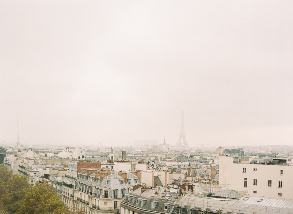 Overlooking Paris France