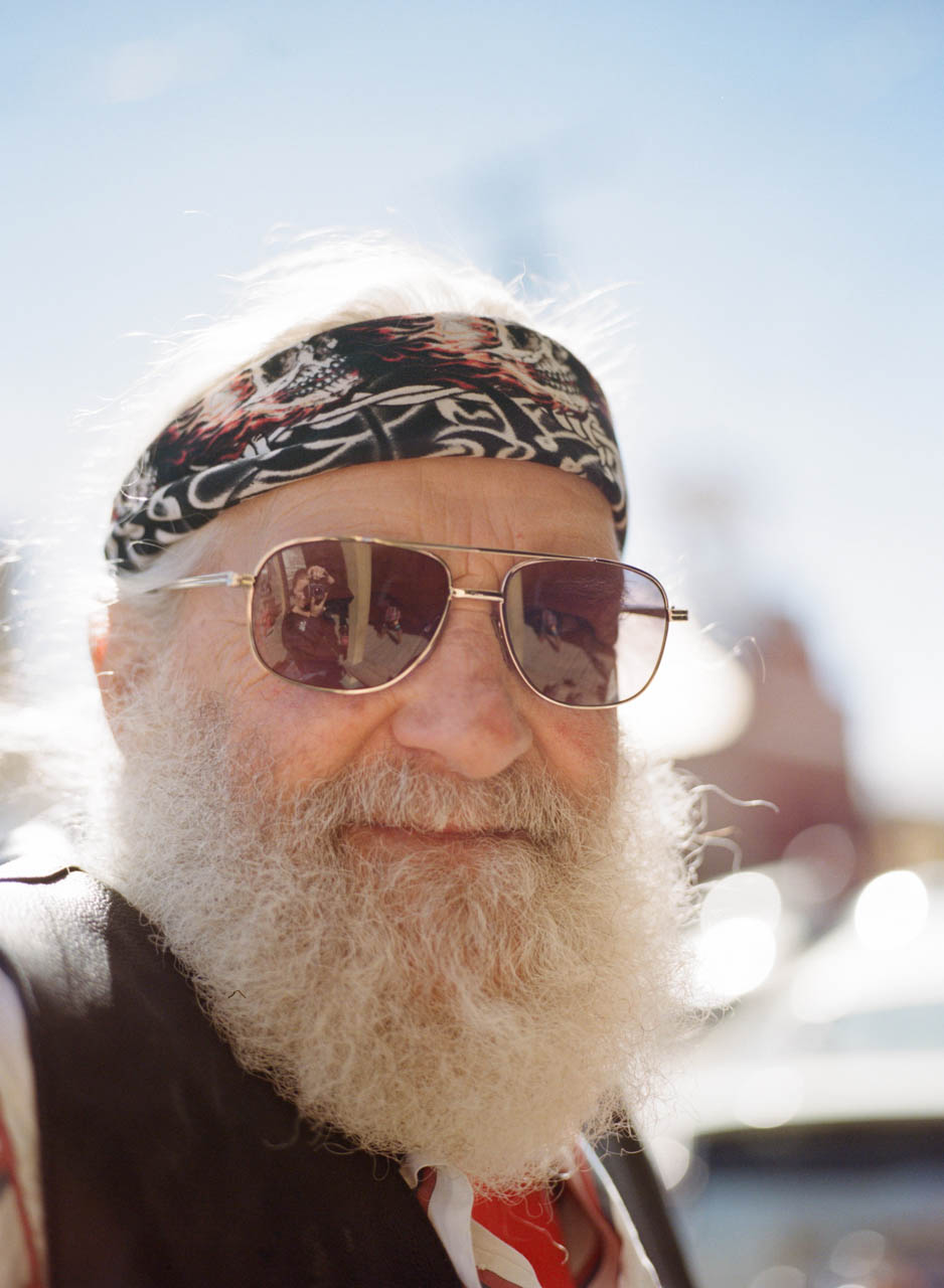Bearded Man in Virginia City Nevada