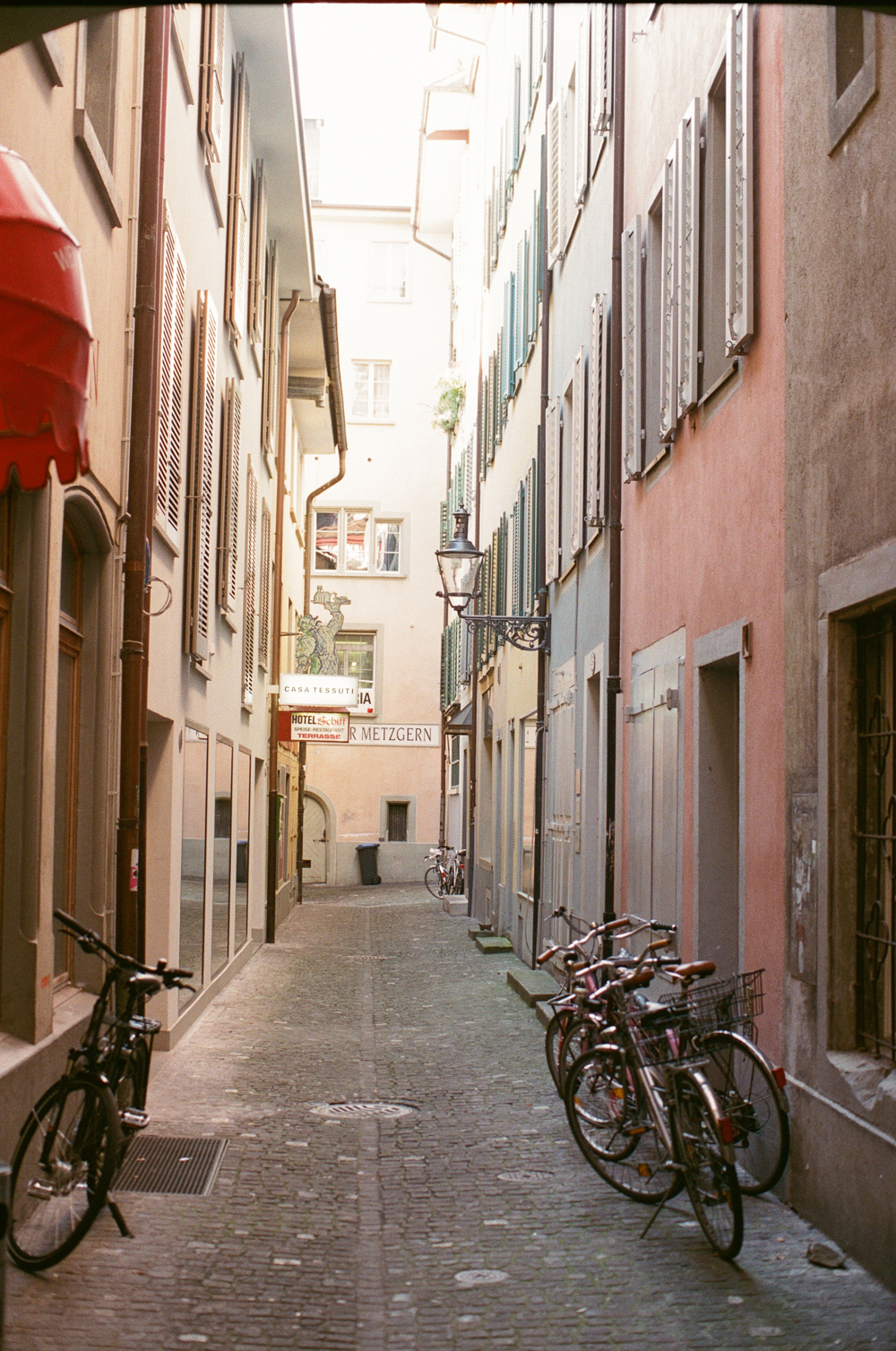Quiet Alley in Lucerne Switzerland