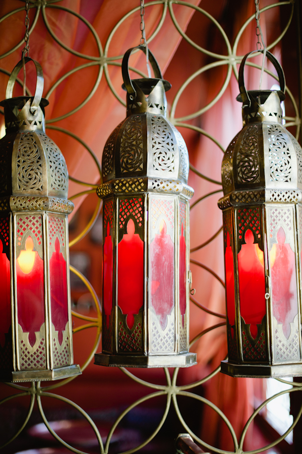 Lanterns at Cafe Arabe in Marrakech
