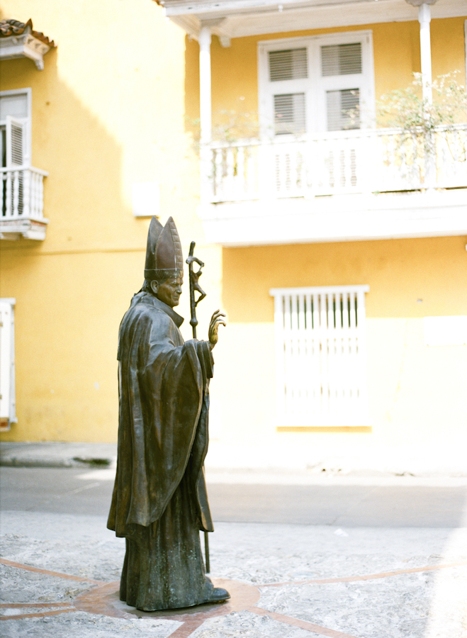 Park Statue in Cartagena Colombia