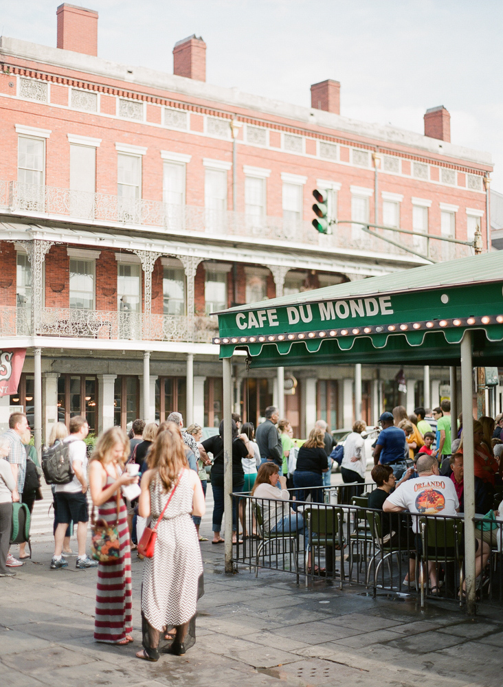 Patio Dining at Cafe du Monde in New Orleans
