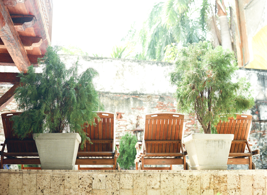 Teak Lounge Chairs in Cartagena Colombia