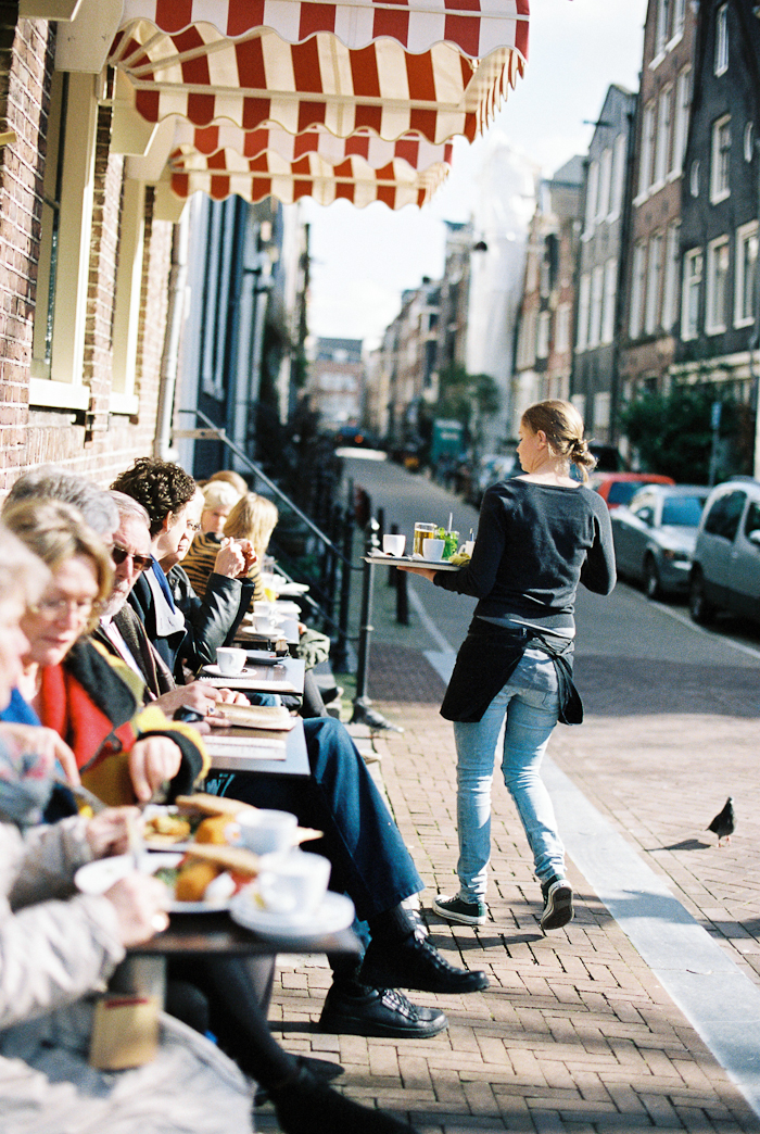 Streetside Cafe in Amsterdam
