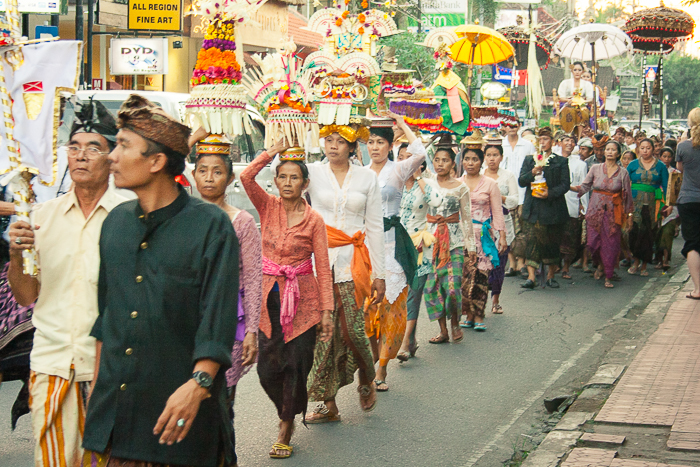 Street Parade in Ubud Bali Street Parade in Ubud Bali