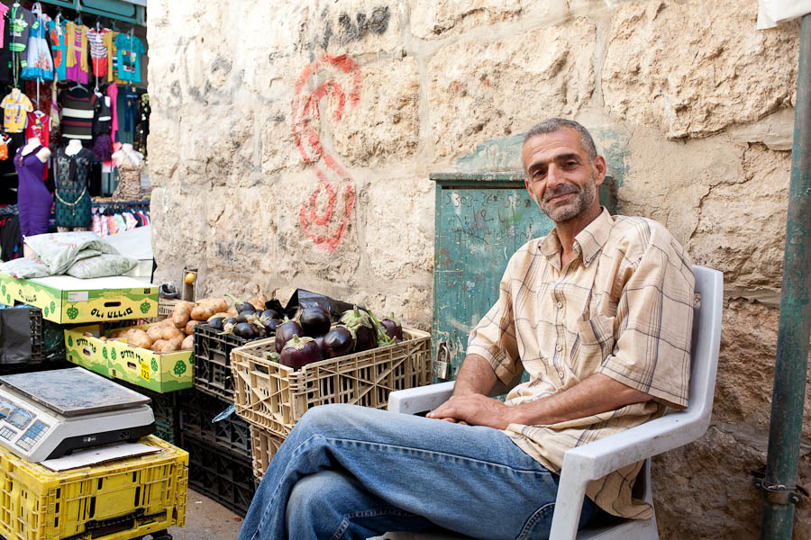 Vendor in the Old City of Bethlehem
