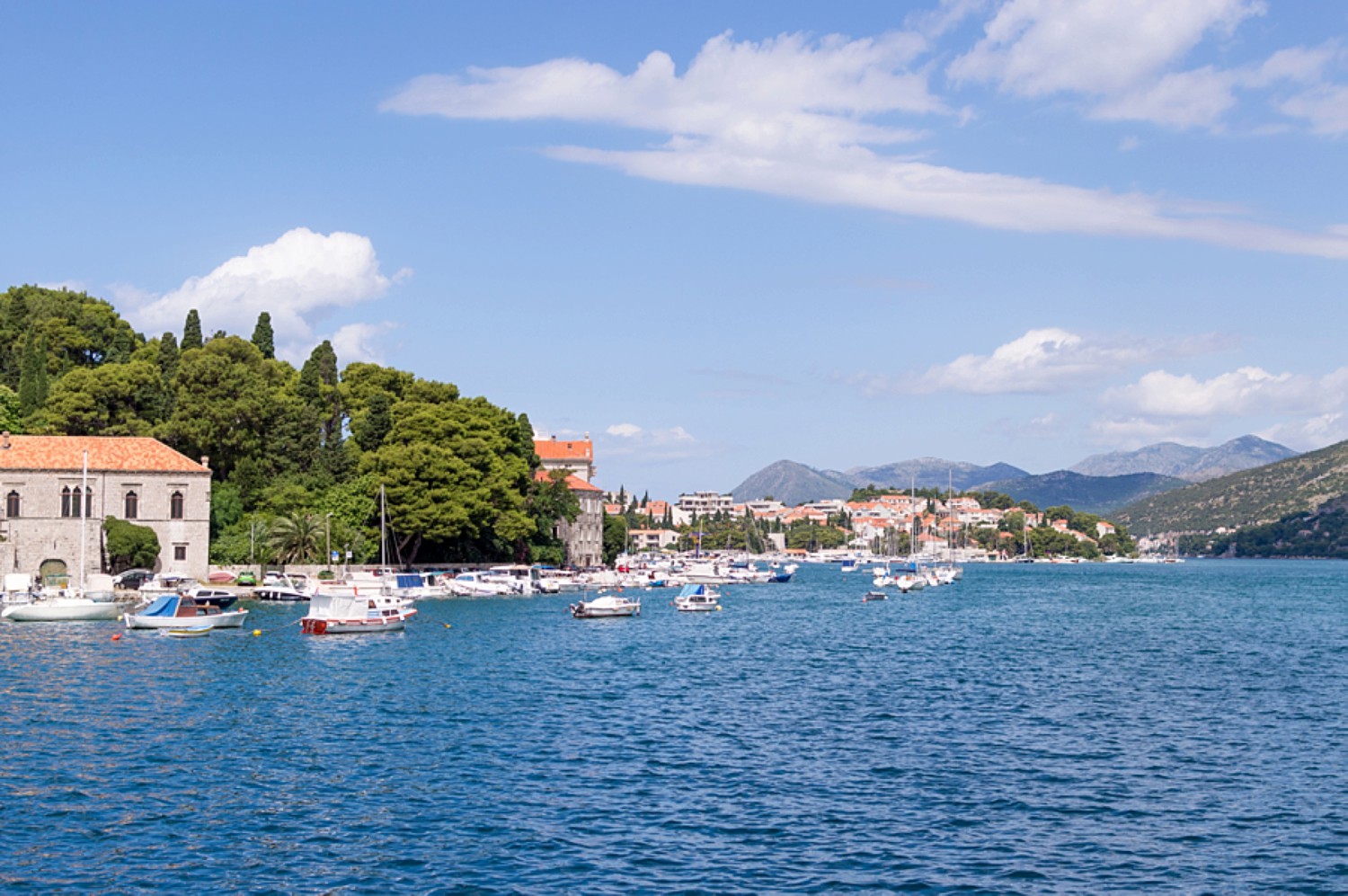 Blue Sky Above Dubrovnik Croatia