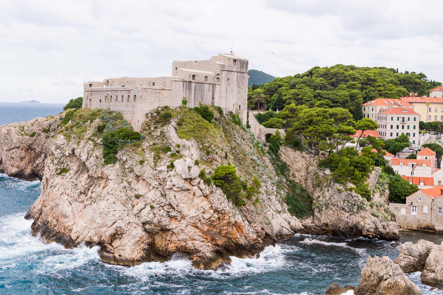 Fort Lovrijenac in Dubrovnik Croatia