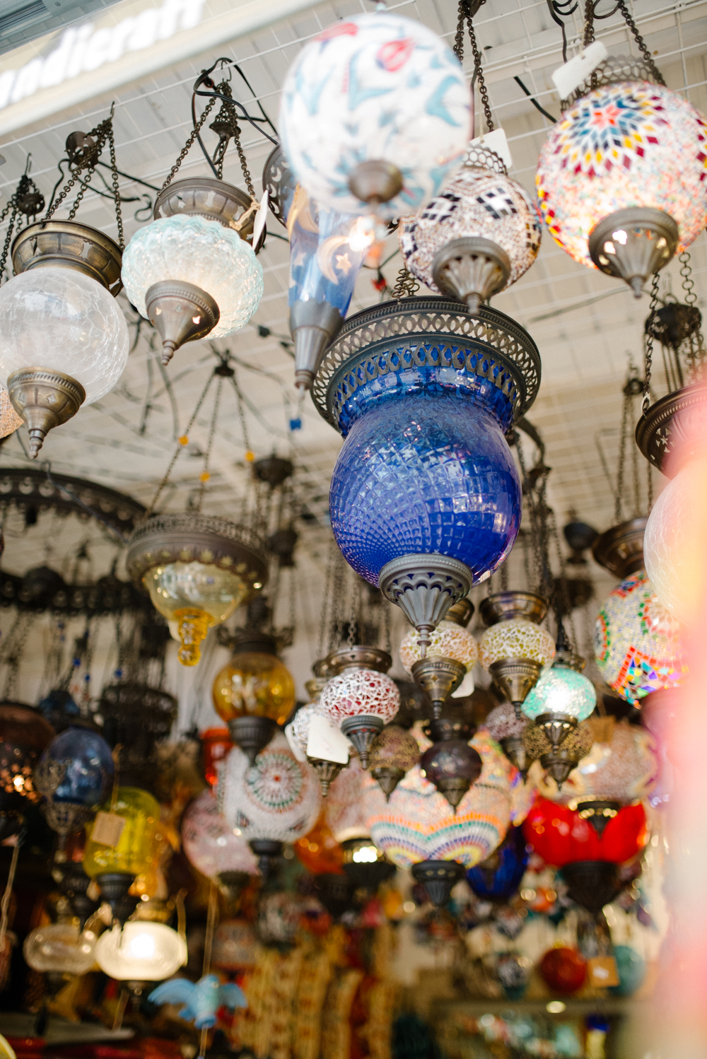 Hanging Lanterns in Bodrum Turkey