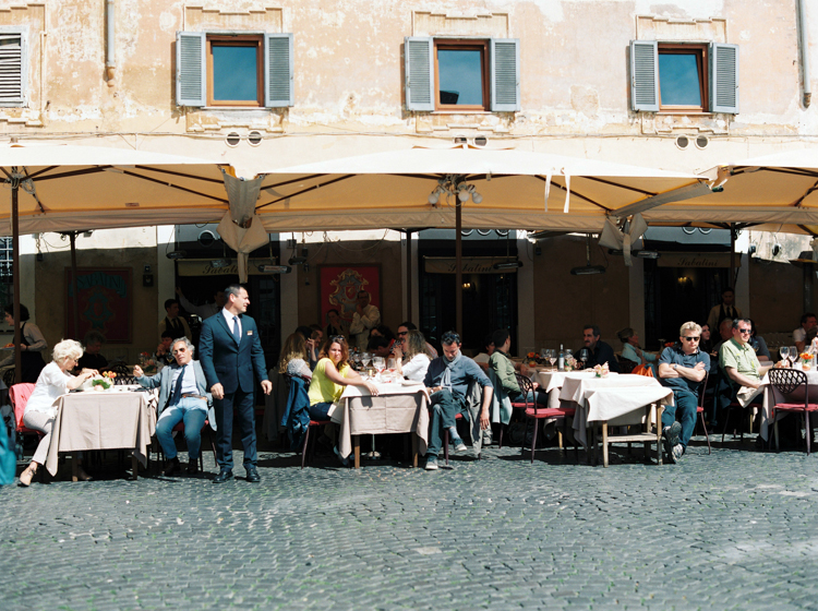 Outdoor Cafe in Rome Italy