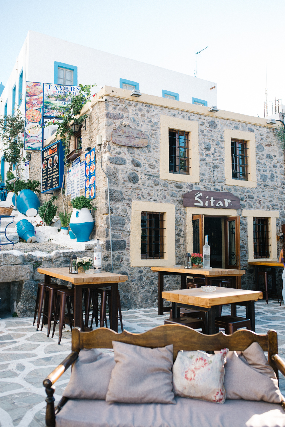 Sitar Cafe in Kos Island Greece