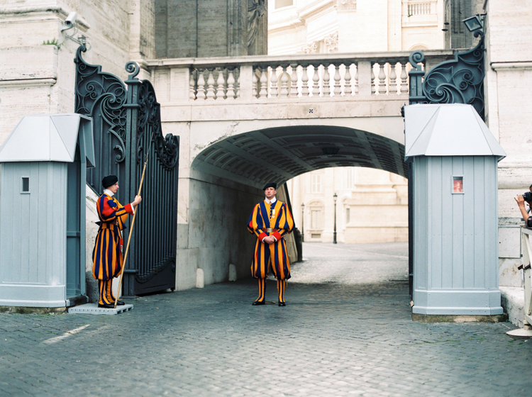 Standing Guards in Rome Italy