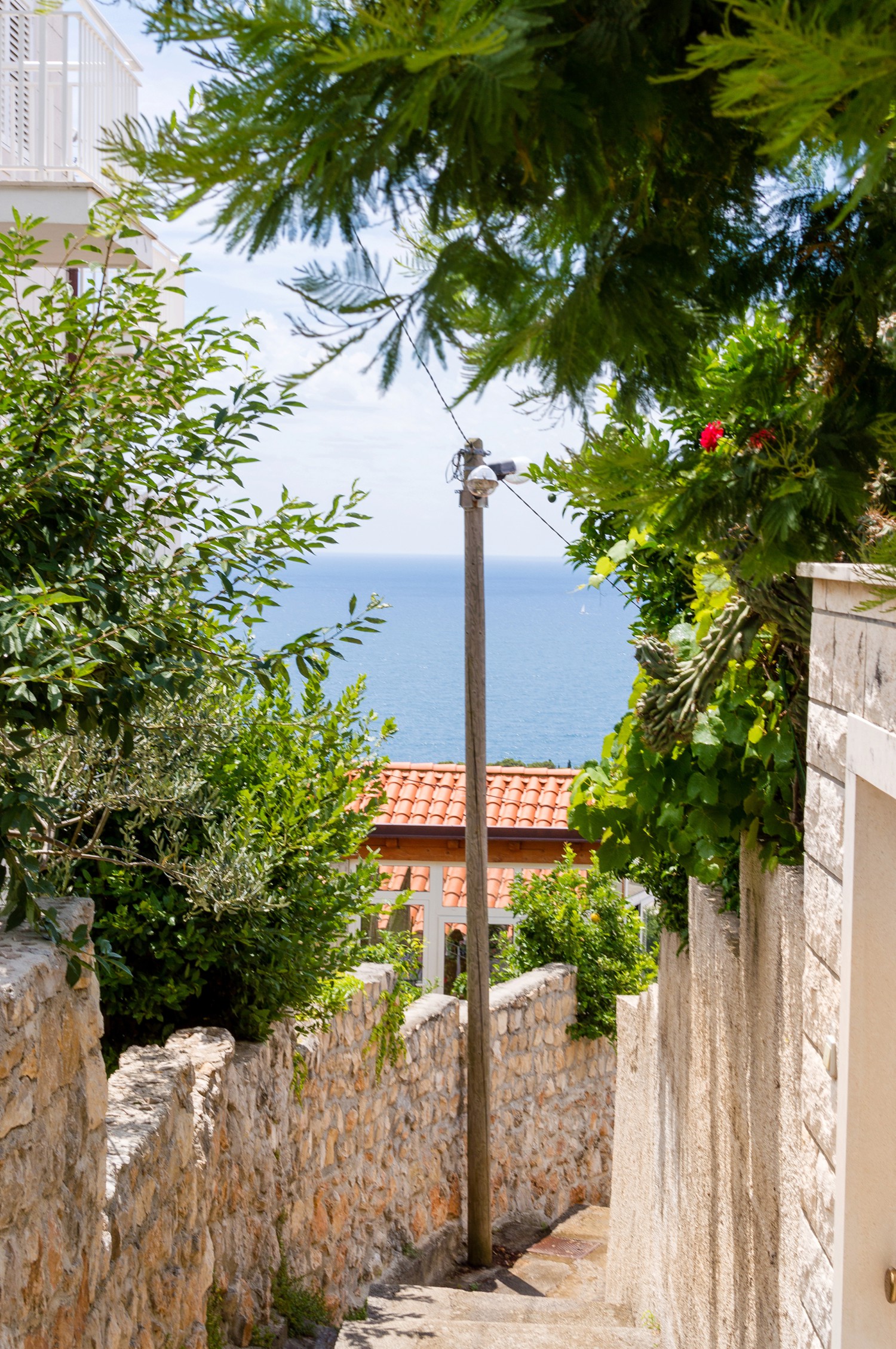 Stone Wall in Dubrovnik Croatia