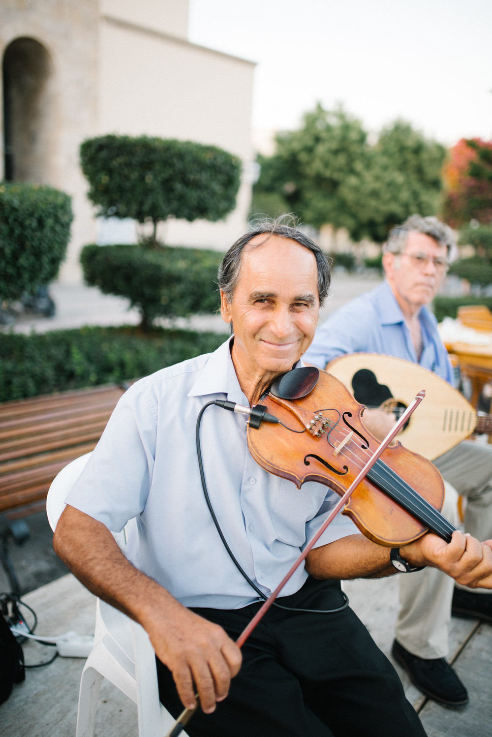 Street Musician in Kos Island Greece