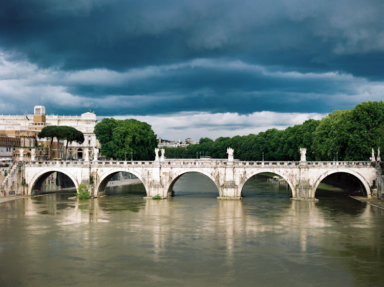 Thunder Clouds in Rome Italy