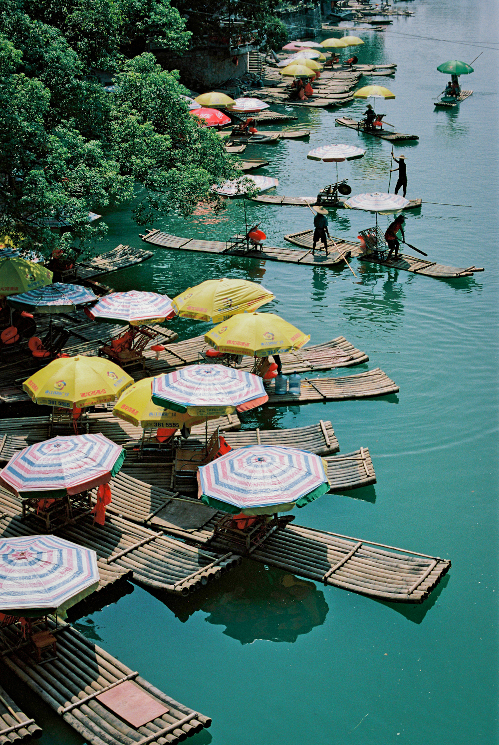 Bamboo Rafts in Yangshuo